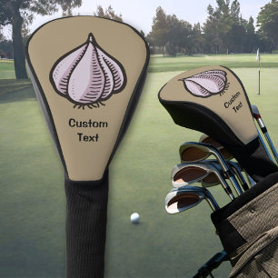 Couvre-club De Golf Housse de tête de golf en bulbe d'ail