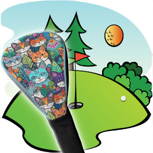 Couvre-club De Golf HOUSSE DE TÊTE DE GOLF - J'adore le golf... et les