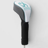 Couvre-club De Golf Housse de tête de golf monogrammée (Incliné)