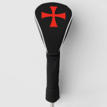Housse de tête de golf patriotique Croix des Templ
