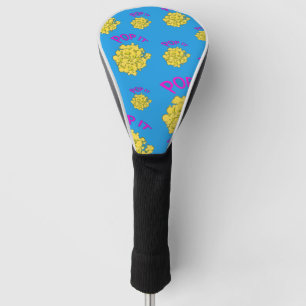 Couvre-club De Golf Housse de tête de golf Pop it Popcorn motif de des