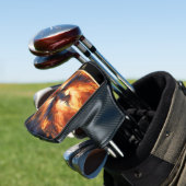 Couvre-club De Golf Housse de tête de putter Eagle on Fire (In Situ)