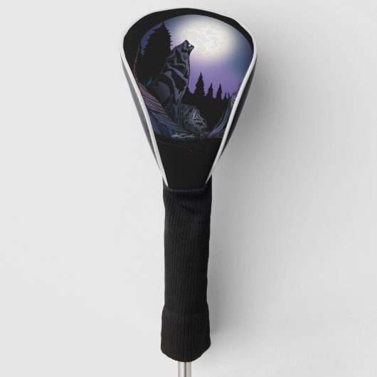 Couvre-club De Golf Howling Wolf (Devant)
