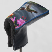 Couvre-club De Golf Hummingbird Waterfall Park, Golf Putter Cover (Devant 3/4)