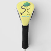 Couvre-club De Golf Humour de dessin animé de l'aspirateur mignon (Devant)