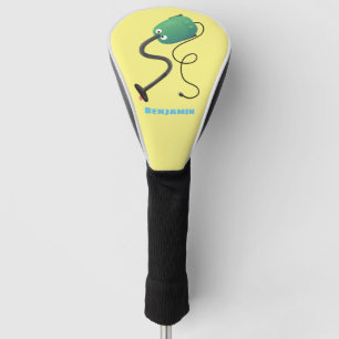 Couvre-club De Golf Humour de dessin animé de l'aspirateur mignon