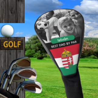 Couvre-club De Golf Hungary Golf, Best Dad, Hungarian Flag, Photo