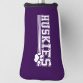 Couvre-club De Golf Huskies Putter (Tourné à 90°)
