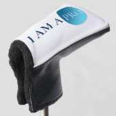 Couvre-club De Golf I Am a Pro – Minimal Athletic Statement Design (Devant 3/4)