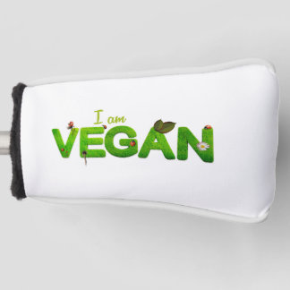 Couvre-club De Golf I am Vegan Golf Club Cover
