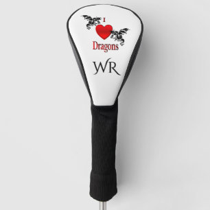 Couvre-club De Golf I Heart Dragons Personal