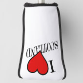 Couvre-club De Golf I Heart Scotland bk pcnt (Tourné à 90°)