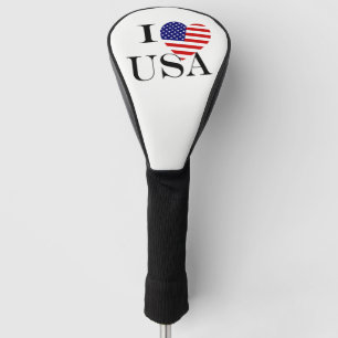 Couvre-club De Golf I Heartflag USA dccn