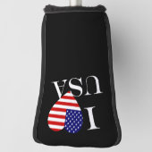 Couvre-club De Golf I Heartflag USA en poids pccnt (Tourné à 90°)