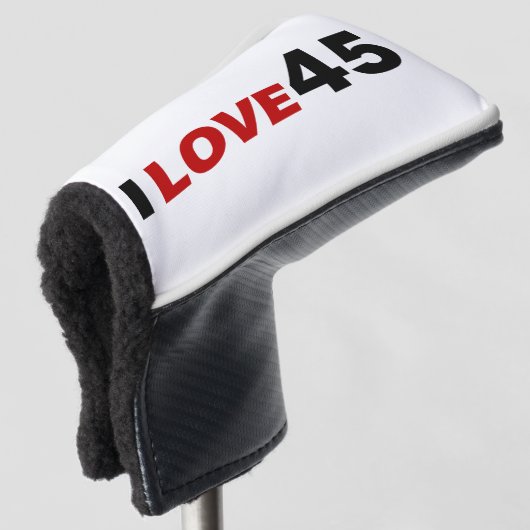 Couvre-club De Golf I Love 45 Golf Head Cover (Devant 3/4)