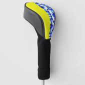 Couvre-club De Golf Ice Blue Snowboard Sky Yellow Snowboard Sport (Incliné)