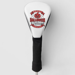 Couvre-club De Golf Idées de costumes d'Halloween vintage Vector Desig