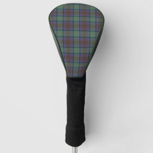 Couvre-club De Golf Île De Skye Tartan Plaid Motif Vert