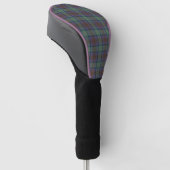 Couvre-club De Golf Île De Skye Tartan Plaid Motif Vert (Incliné)