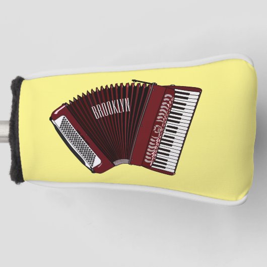 Couvre-club De Golf Illustration d'accordion (Devant)