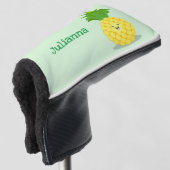 Couvre-club De Golf Illustration d'ananas mignon (Devant 3/4)