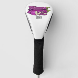 Couvre-club De Golf Illustration d'aubergine