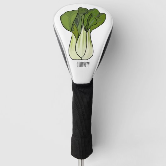 Couvre-club De Golf Illustration de Bok choy (Devant)