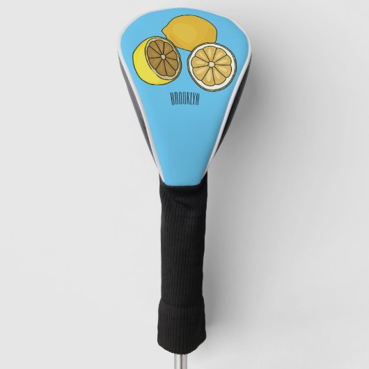 Couvre-club De Golf Illustration de citron (Devant)