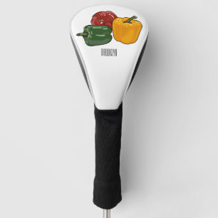 Couvre-club De Golf Illustration de dessin de Capsicum