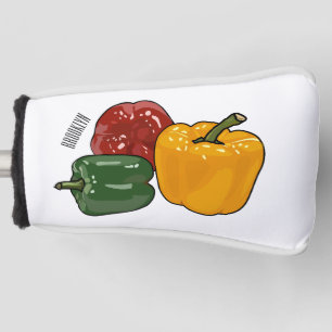 Couvre-club De Golf Illustration de dessin de Capsicum