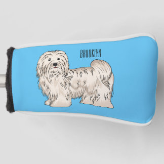 Couvre-club De Golf Illustration de dessin de chien de Havan