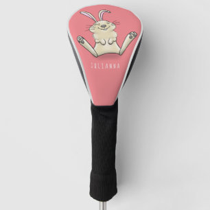 Couvre-club De Golf Illustration de dessin de lapin lapin mou