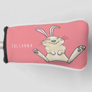 Couvre-club De Golf Illustration de dessin de lapin lapin mou