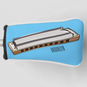 Couvre-club De Golf Illustration de dessin d'Harmonica