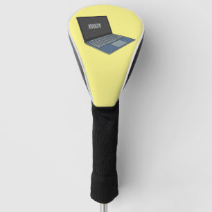 Couvre-club De Golf Illustration de dessin sur ordinateur portable