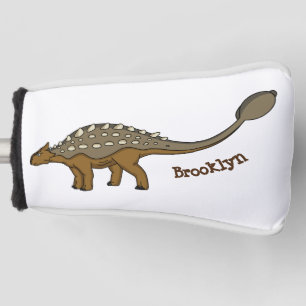 Couvre-club De Golf Illustration de dinosaure blindé Ankylosaurus