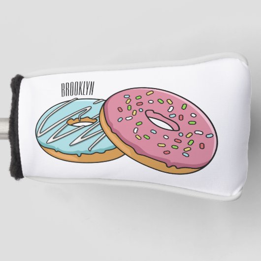 Couvre-club De Golf Illustration de Donut (Devant)