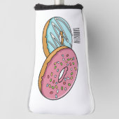 Couvre-club De Golf Illustration de Donut (Tourné à 90°)
