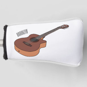 Couvre-club De Golf Illustration de guitare acoustique