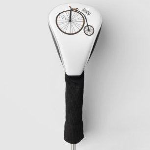 Couvre-club De Golf Illustration de la bande dessinée de vélo à grande
