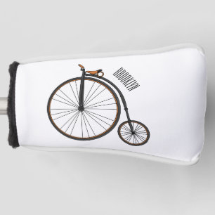 Couvre-club De Golf Illustration de la bande dessinée de vélo à grande