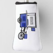 Couvre-club De Golf Illustration de la charrette alimentaire (Tourné à 90°)