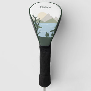 Couvre-club De Golf Illustration de la nature de nom personnalisé