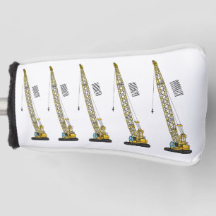 Couvre-club De Golf Illustration de la pelle à dragons