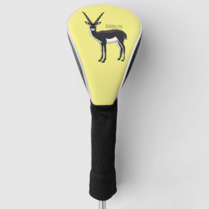Couvre-club De Golf Illustration de l'antilope Blackbuck