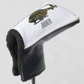 Couvre-club De Golf Illustration de l'hélicoptère de l'armée (Devant 3/4)