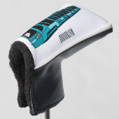 Couvre-club De Golf Illustration de locomotive électrique (Devant 3/4)