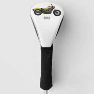 Couvre-club De Golf Illustration de moto Cruiser