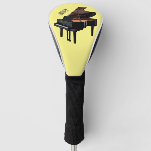 Couvre-club De Golf Illustration de piano (Devant)