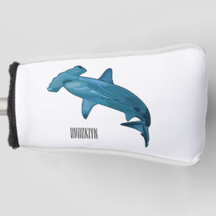 Couvre-club De Golf Illustration de requin marteau